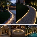 Profil Alu Noir Flex(+&-) pour Bandeaux Led (4x1m+Jonctions)