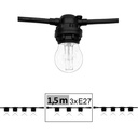 8502-G11 - Guirl. TEMPEST 1,5m 3xE27/G45 Fil 1700K
