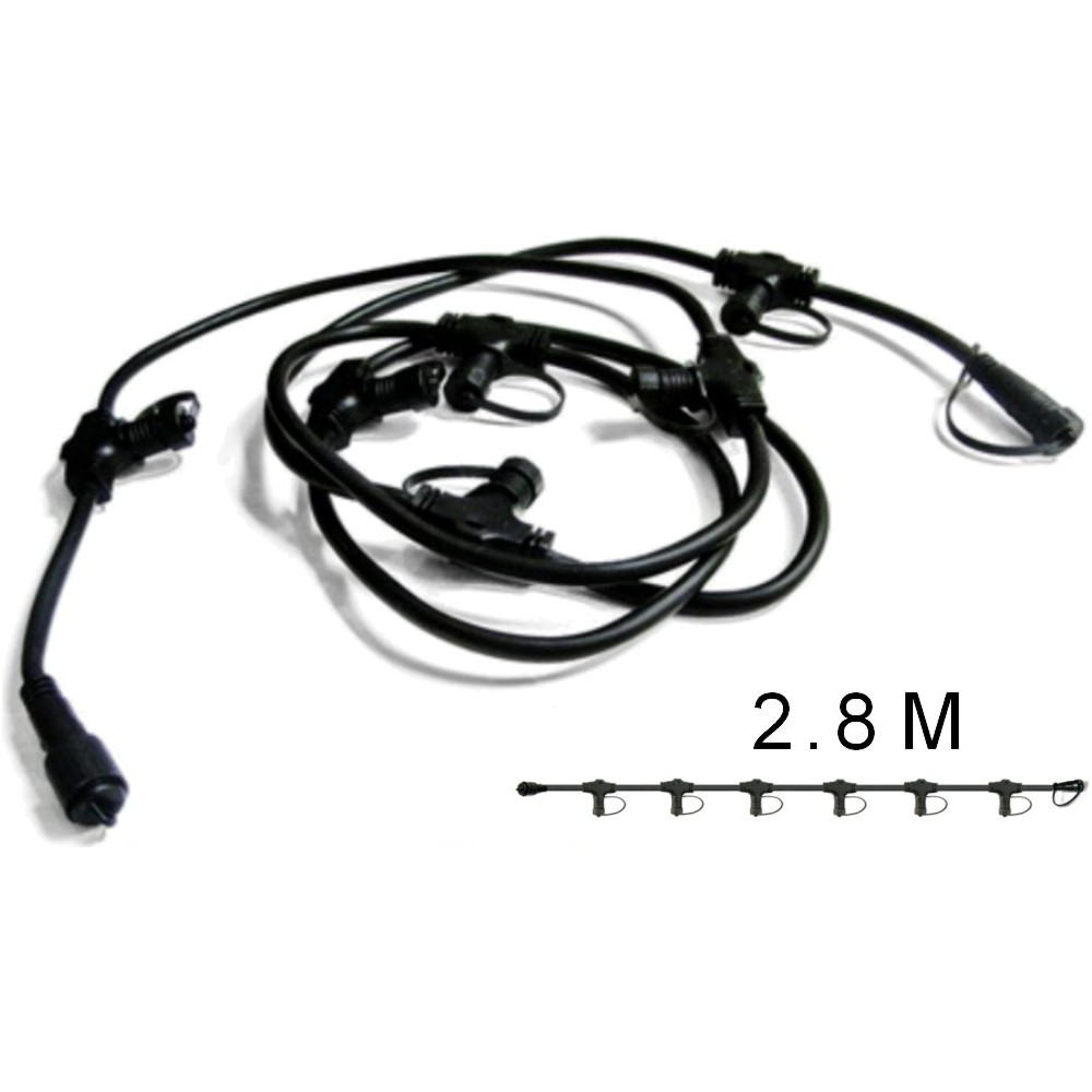 Connecteur "Répartiteur 6 sorties courtes" long 2.8m  (Pro Connect - 300m)