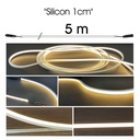 1156 - Tira de luz de silicona - 5 m (entrada+salida)