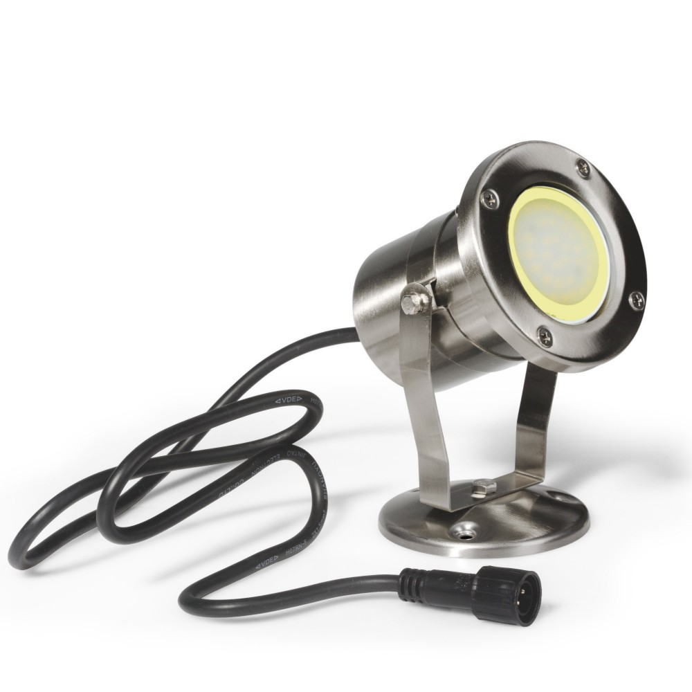 Projecteur immergeable NAUTILUX 20 - INOX IP68(2m) - 6,5W