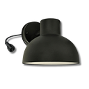 4750 - Applique murale HEMISPHERE Noire - Ø 20 cm