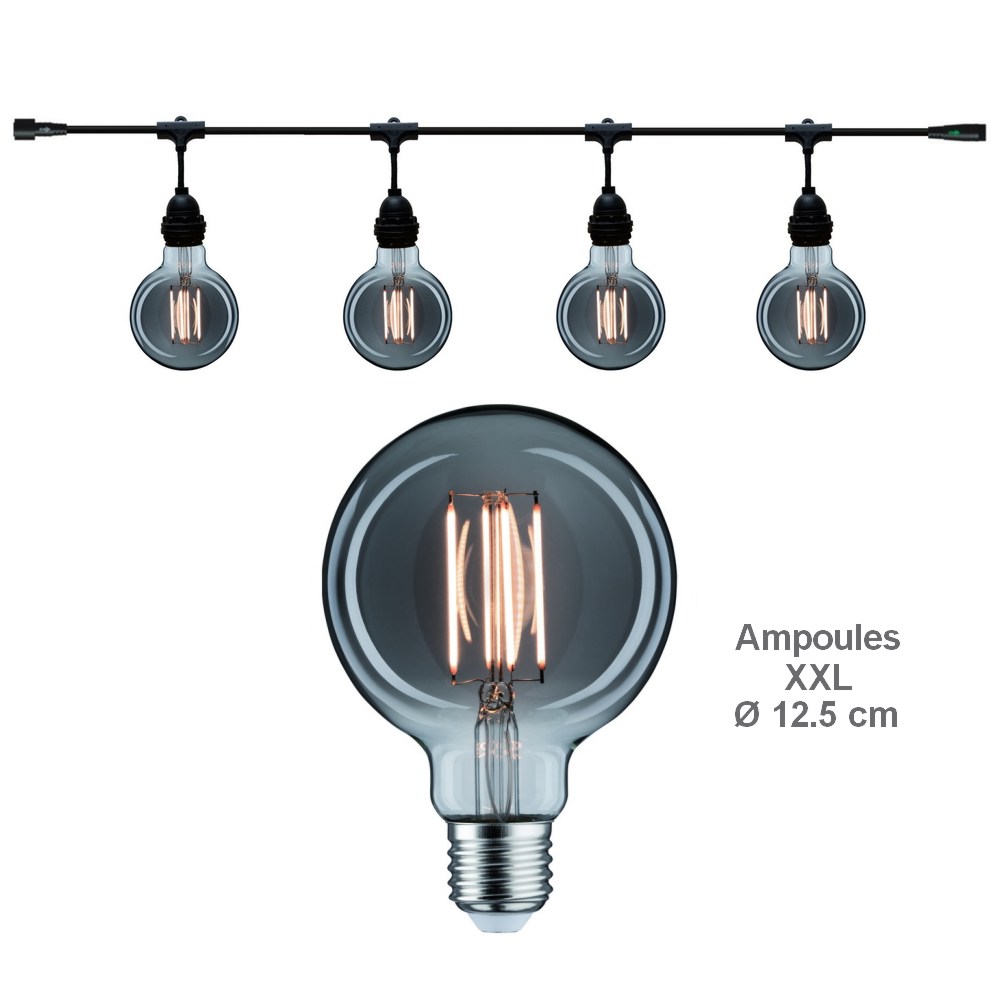 8603-C921 - Guirlande (Extension) 3m 4xE27/G125 Fil 2100K