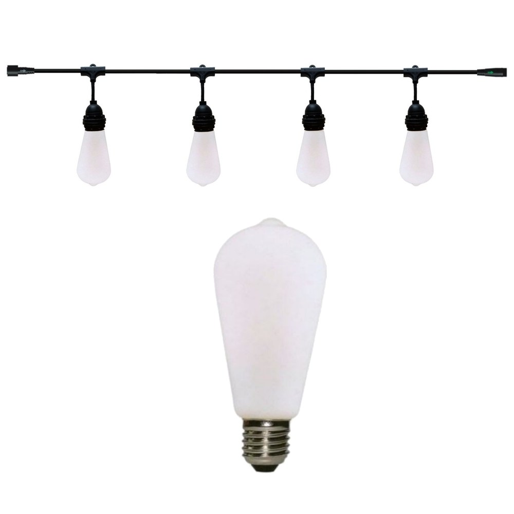 Guirlande 6m MILKY WAY (Ampoules Blanche) 8xE27/ST64 LED 4,5W - 2700K