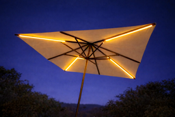 [1014] PRO Sonnenschirm-Beleuchtungsset: 4x LED-Streifen 1,1 m (4x750 Lumen)