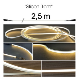 [1126] 1126 - Fita de Luz em Silicone - 2,5 m (entrada+saída)