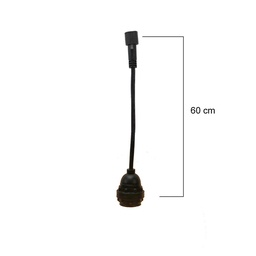 [0418] 0418 - Lámpara colgante E27 de 0,60 m
