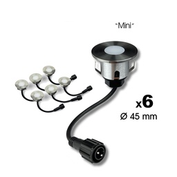 [2026] 2026 - 6 Recessed spotlights for wood Ø4.5cm - 3000°K