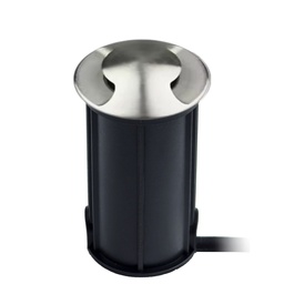 [2646-D402] 2646-D402 - Faretto da incasso in cemento Ø 52mm 3W 3000°K - Top INOX 2 finestre