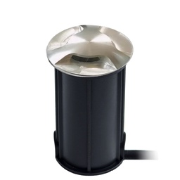 [2646-D403] 2646-D403 - Faretto da incasso in cemento Ø 52mm 3W 3000°K - Top INOX 3 finestre