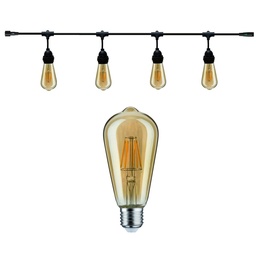 [8606-C722] 8606-C722 - Guirlande (Extension) 6m 8xE27/ST64 Fil 2200K