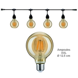 [8606-C922] 8606-C922 - Guirlande (Extension) 6m 8xE27/G125 Fil 2200K