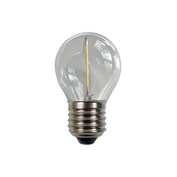 [G40] Ampoule E27/G45 Fil. LED 1W - 3000K