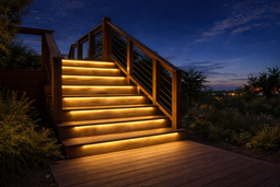 [1034] Kit Escalier 8 Bandeau Lumineux Silicone 1,2m
