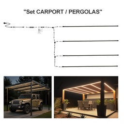 [1024] 1024 - Pergola / Carport-Bausatz 4 x 2,5 m